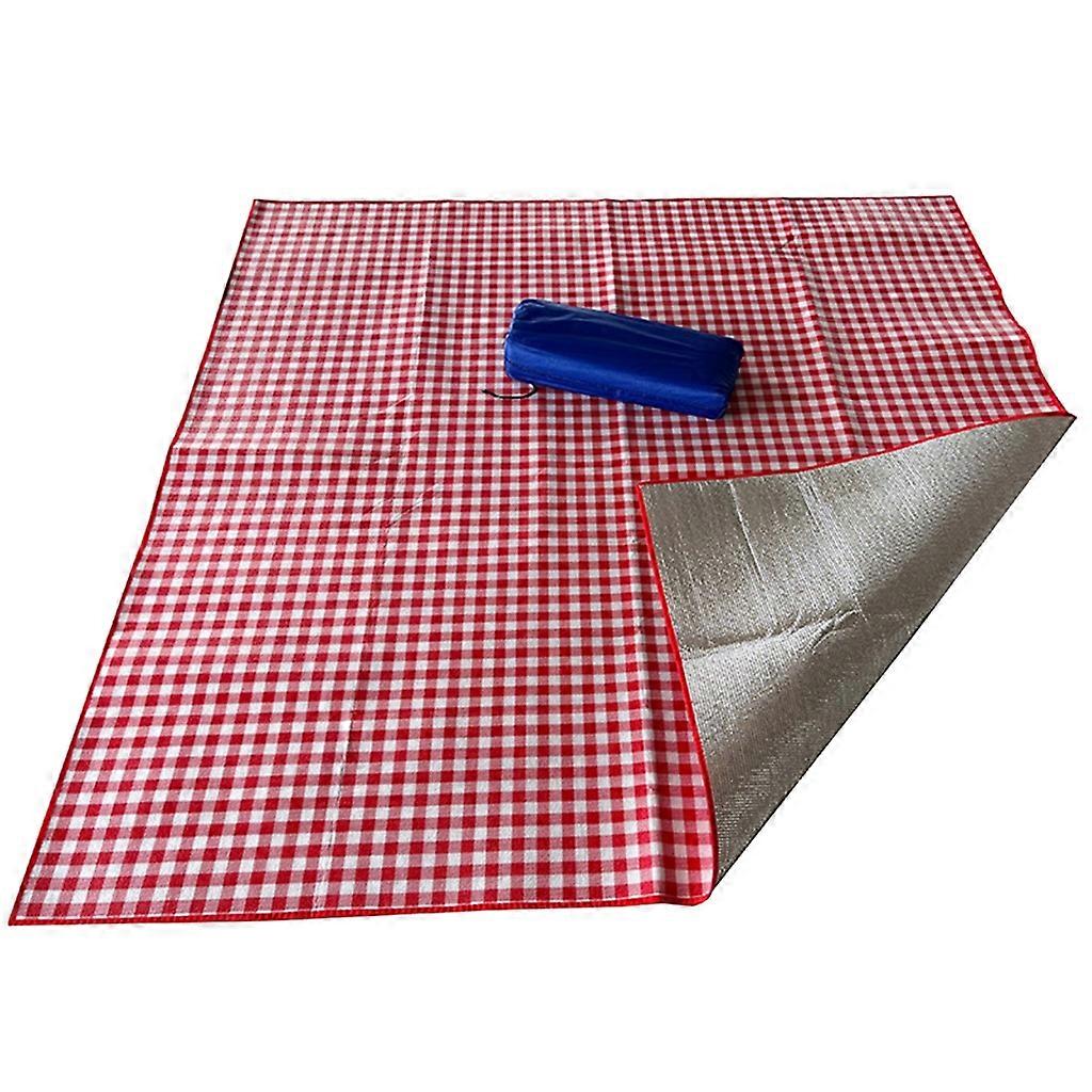 Foldable Picnic Blanket Outdoor 3-Layer Beach Blanket Lightweight Handy Mat