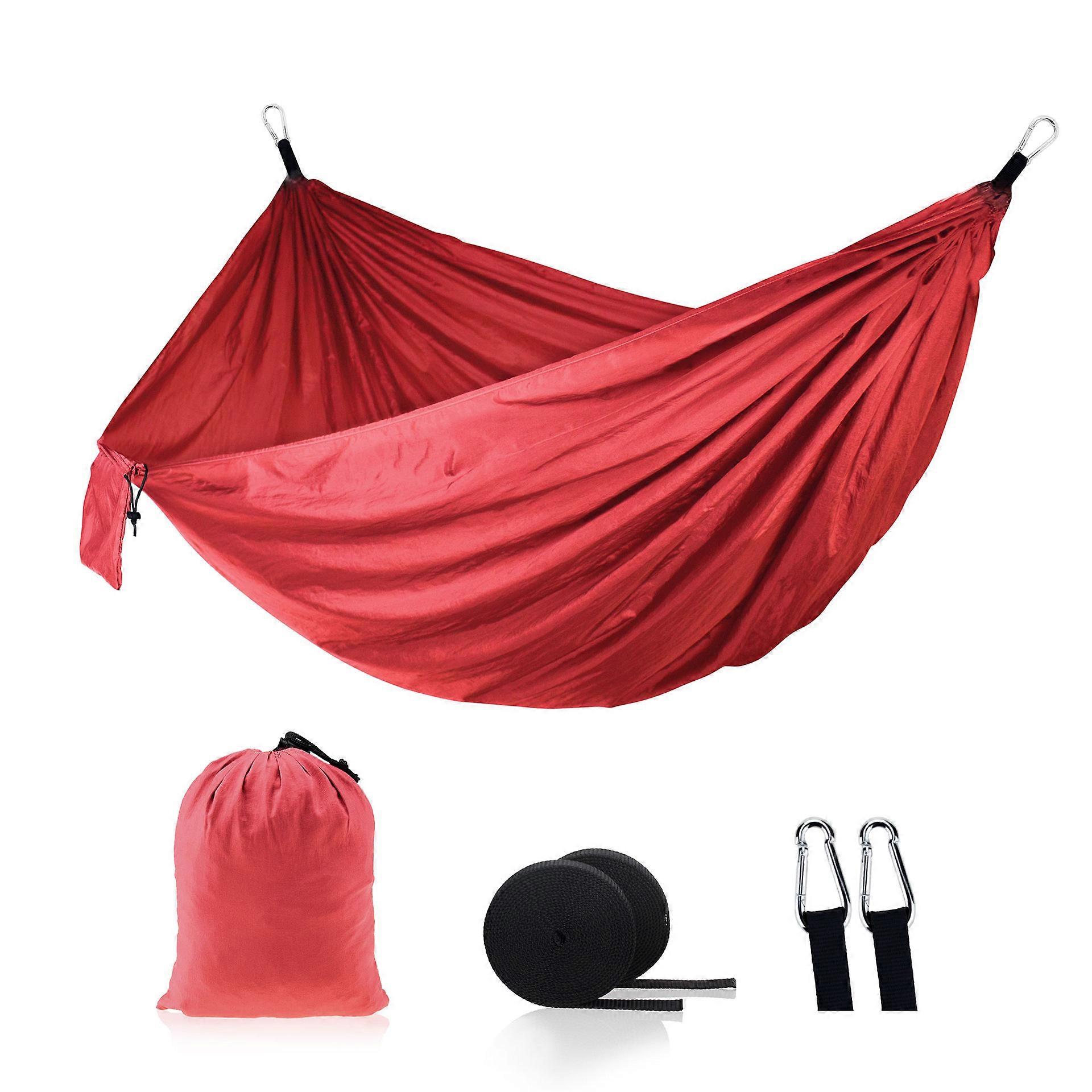 Camping Hammock Double & Single Portable Hammocks With 2 Tree Straps,portable
