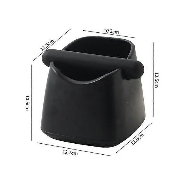 Powder Slag Box Slag Slot Handle Coffee Appliance Square Slag Bucket Anti-fall Anti-skid Knock Slag Box Coffee Slag Bucket