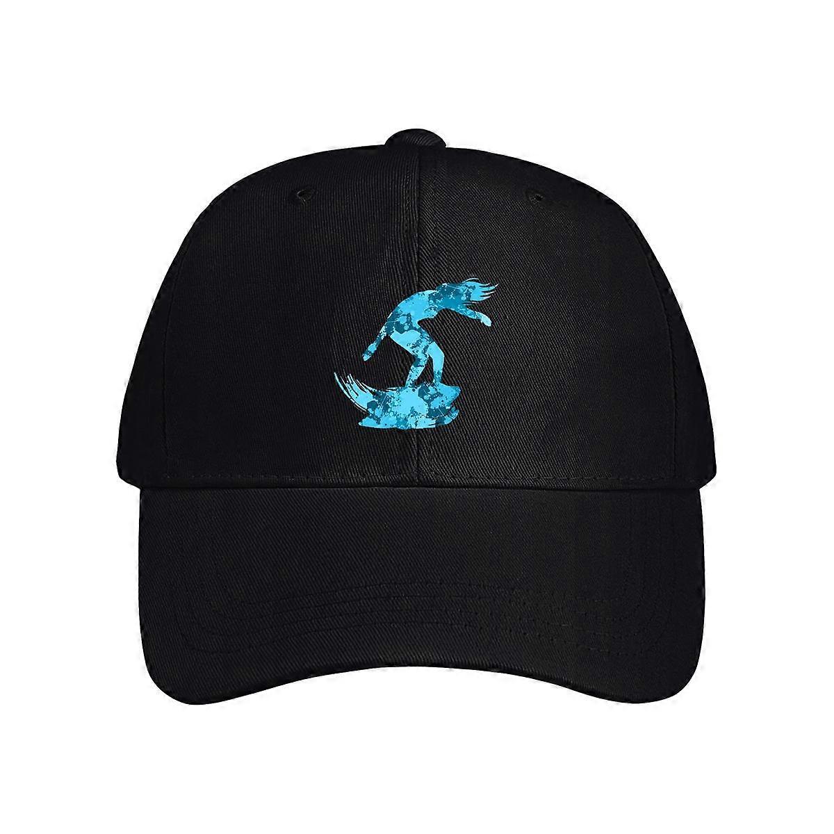 Surfing Girl Baseball Cap