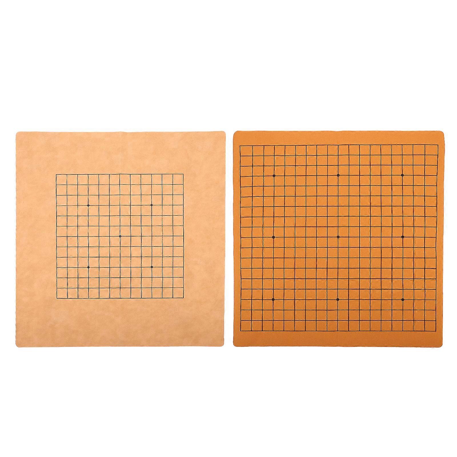 2pcs Foldable Chessboards Classic Gobang Game Chessboards Game Supplies