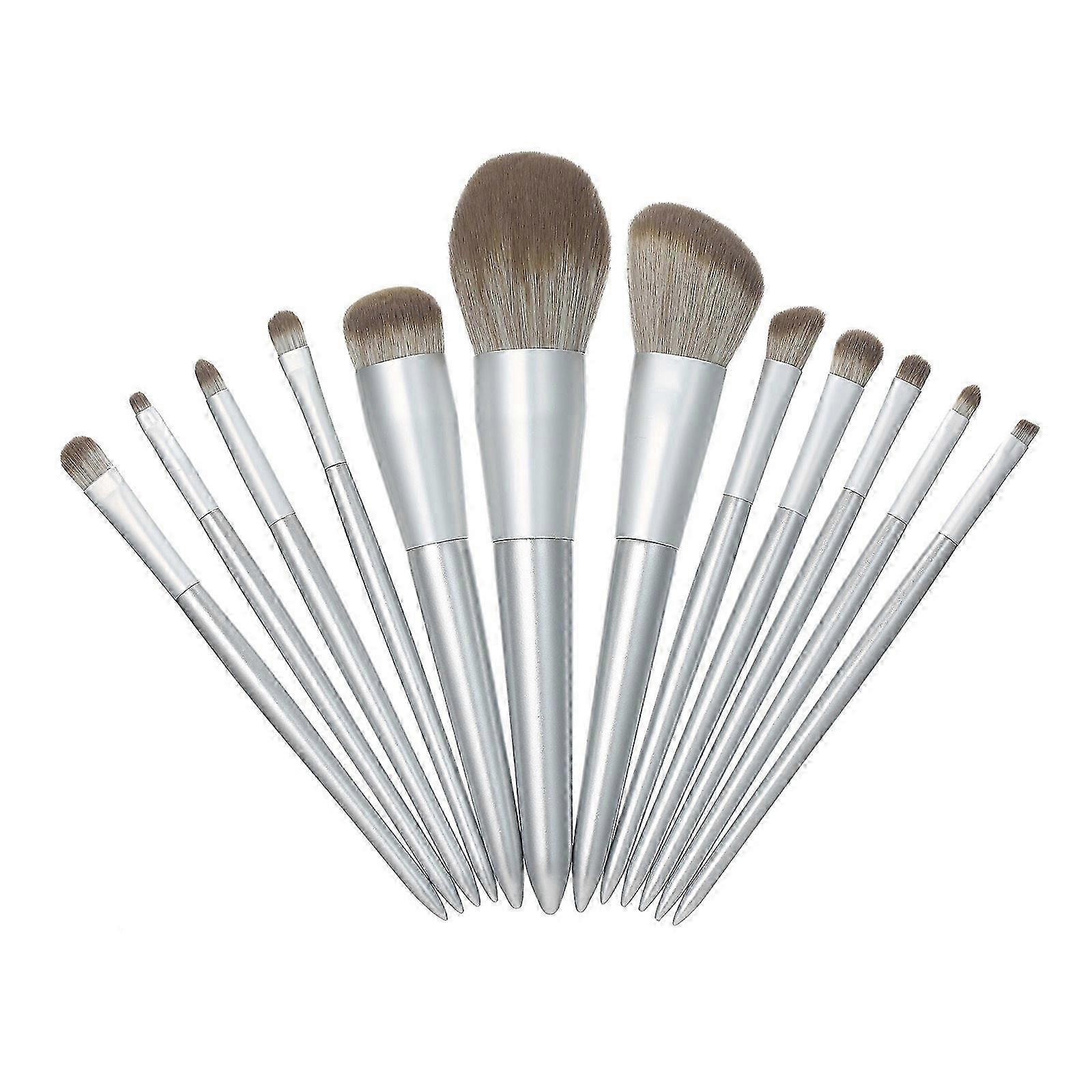 Makeup Brushes 12pcs Foundation Eye Eyeshadow Makeup Brushes Set With Pu Storage Bag Soft