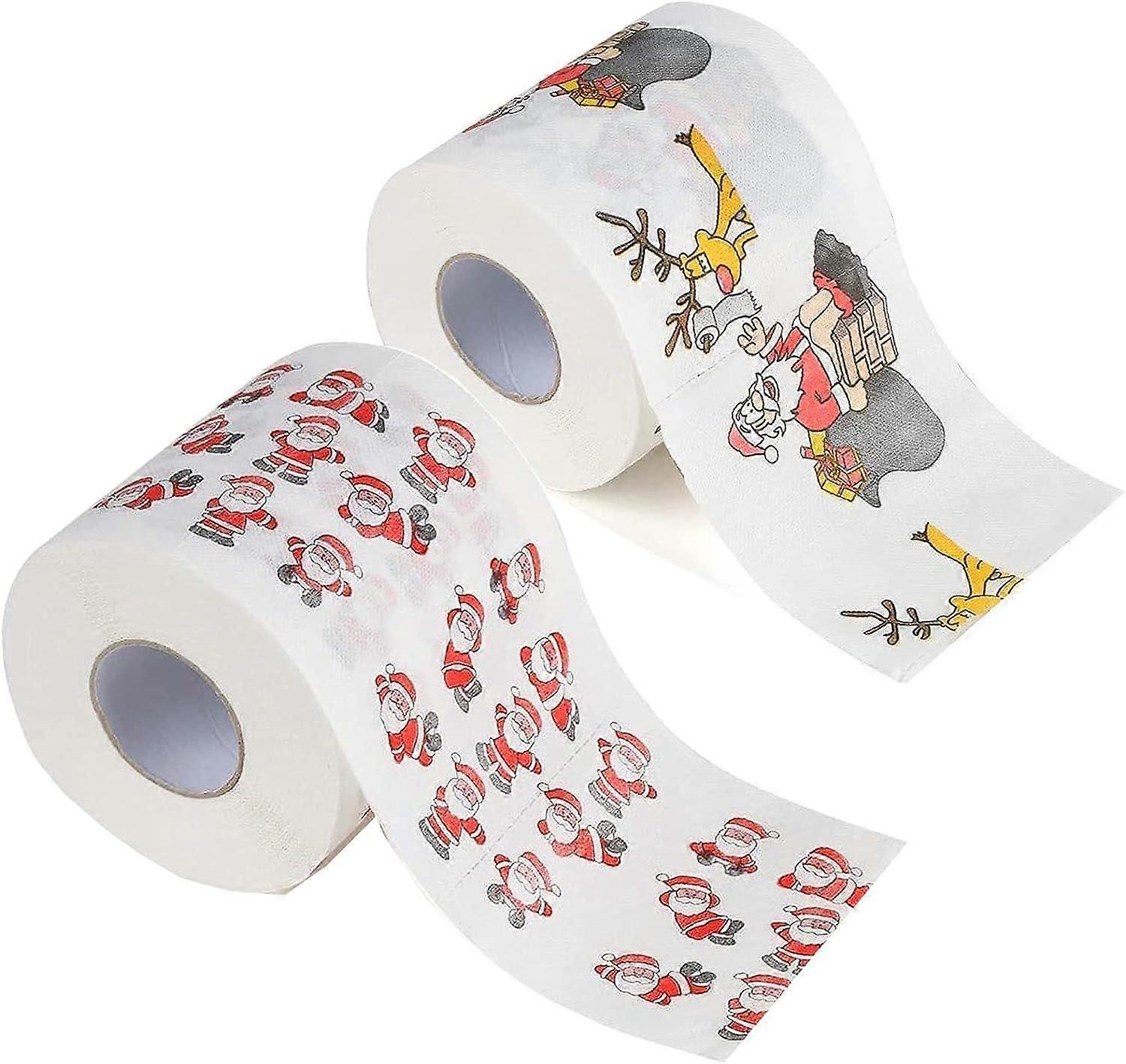 Fun Christmas Toilet Paper Roll 2 Pack