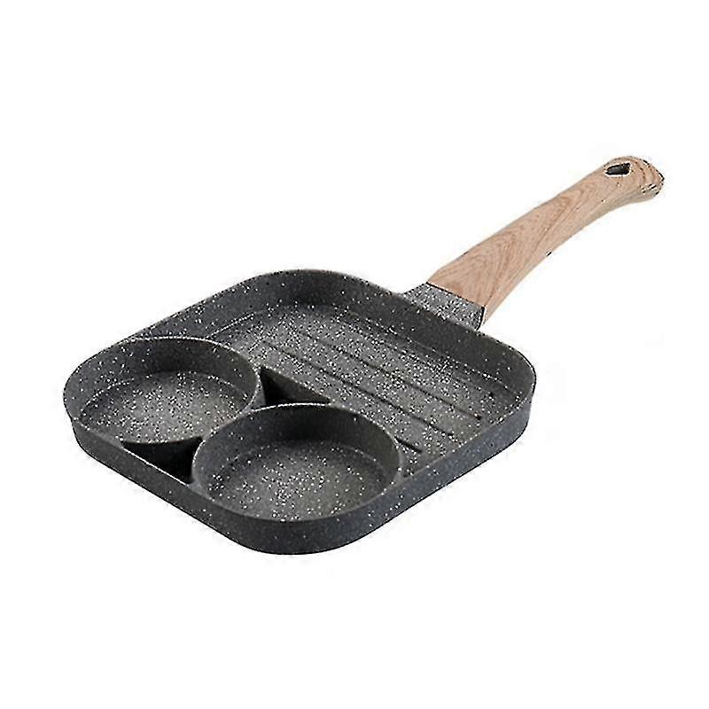 Non-stick -hole Omelette Eggs Pancake Maker Frying Pan Kit Induct Pot
