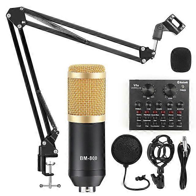bm 800 Condenser Microphone Studio Recording Kits bm800 Karaoke Microphone for Computer bm-800 Mic Stand Phantom Power