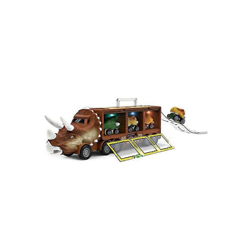 Kid Dinosaur Storage Car Model With Lights And Music Container Storage