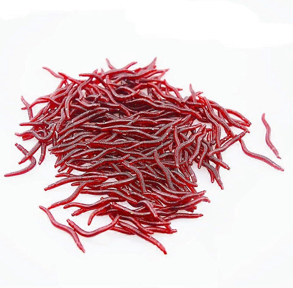 Artificial earthworms - 100 pcs