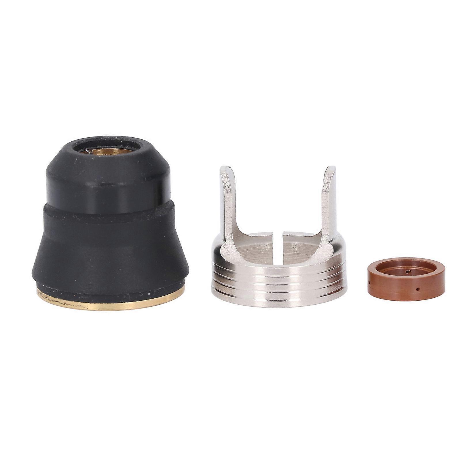 3 Pcs Set Electrode Shield Cap Standoff Guide Swirl Ring for PTM 60 IPT 60 IPTM 60 PT40 IPT 40 Series Plasma Torches