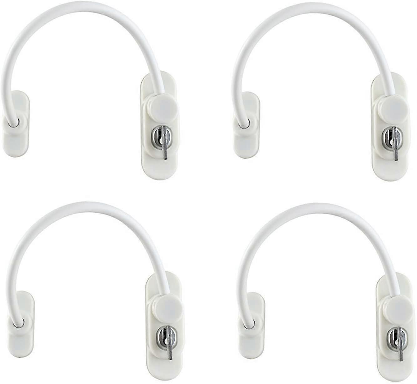 4 PCS Window Door Restrictor Child Safety Lock