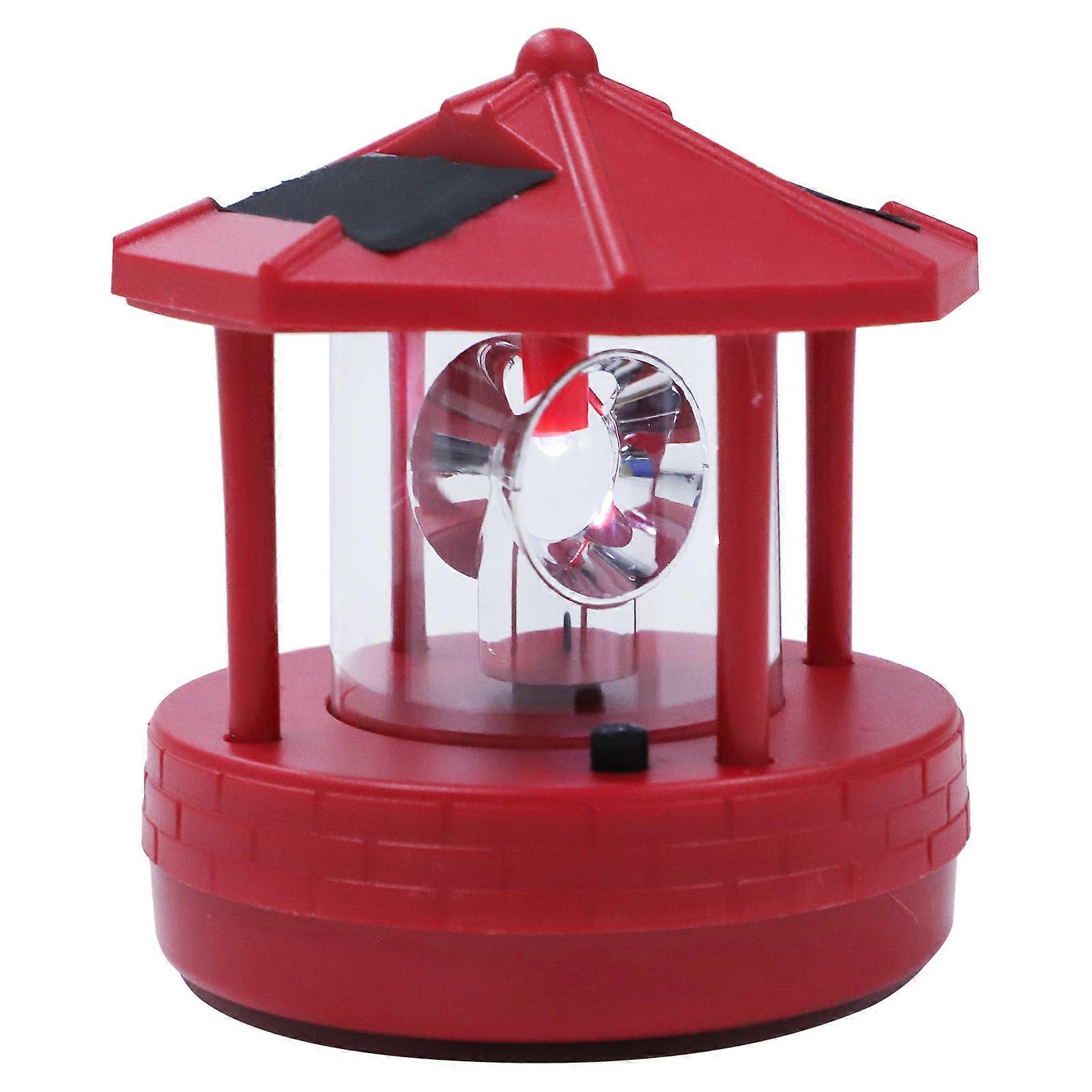 Solar Lights Towers Led Rotating Solar Lighthouse Lawn Lantern LED Solar Powered Lighthouse