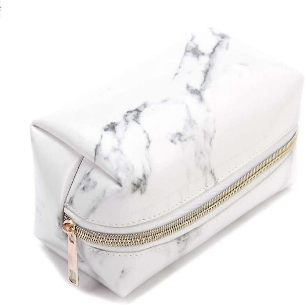 מארז עיפרון בדוגמת שיש לאחסון מכשירי כתיבה