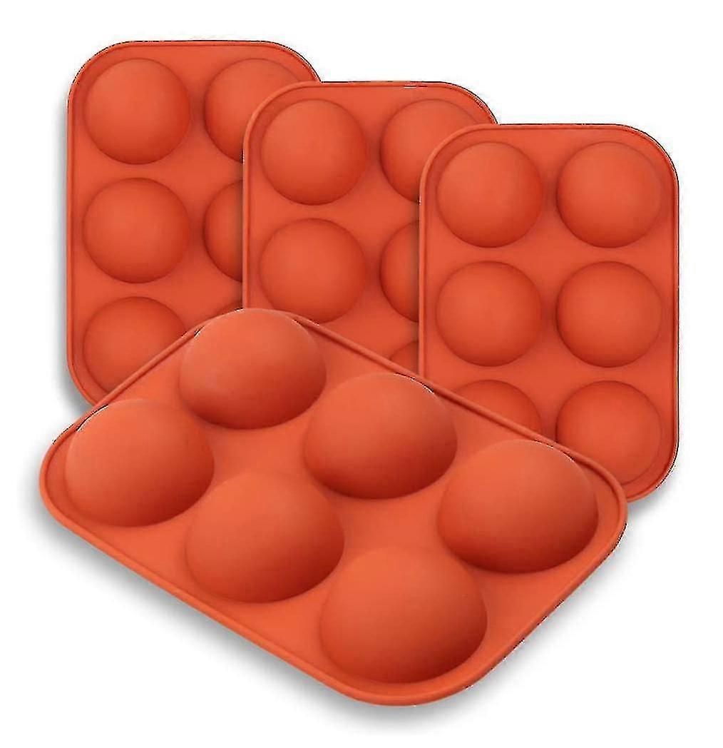 4-pack halvsfäriska silikonformar