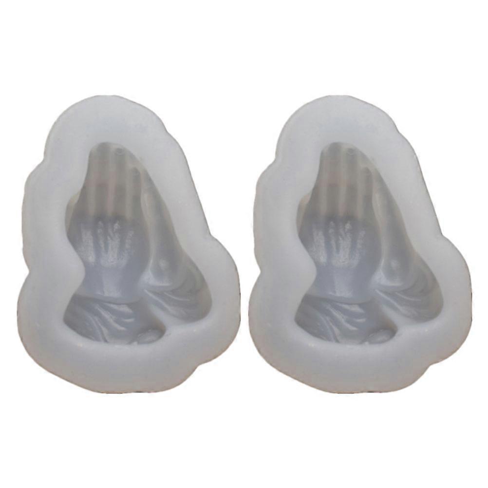 2個チョコレートキャンディーモールドDIYエポキシ樹脂クラフト用品ソープキャスティングモールドブッダキャンドルレジンモールド手作りクラフトモールド