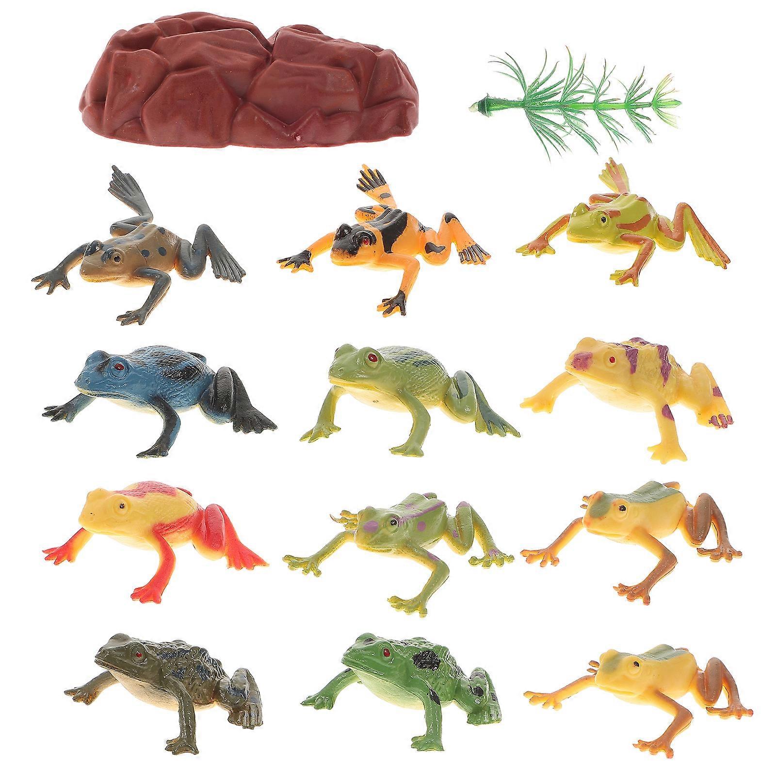 12pcs Imitation Model Anxiety Relief Relaxation Plaything Simulated Shape Toy Educational Plaything for Kids Children Toddlers