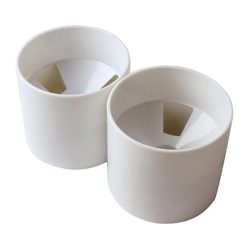 2 Pcs Practice Putting Cup Home Backyard Training Accessory (White)