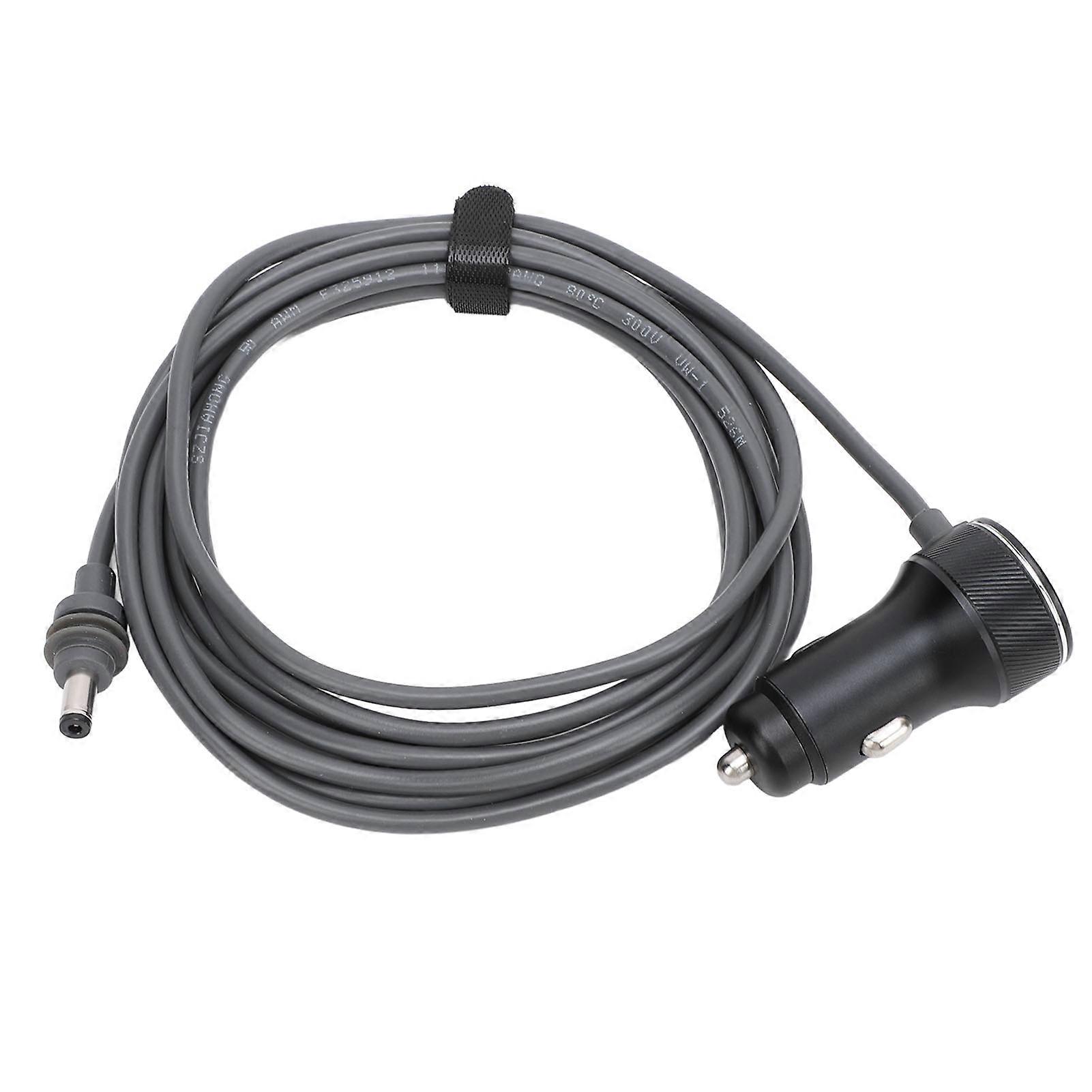 Car DC Power Cable, Plug and Play, Rubber, Stable, DC to Cigarette Lighter, Car Power Cord, for Satellite, 1m/3.3ft