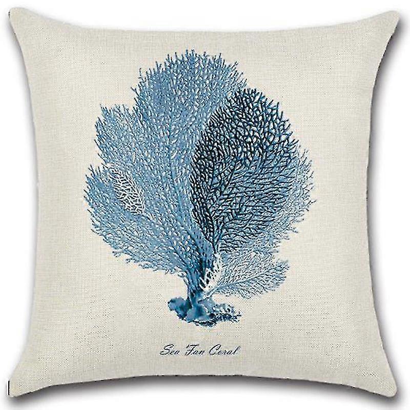 Ocean Creature Cushion Cover Square Pillowcase Sofa Bed Home Decor