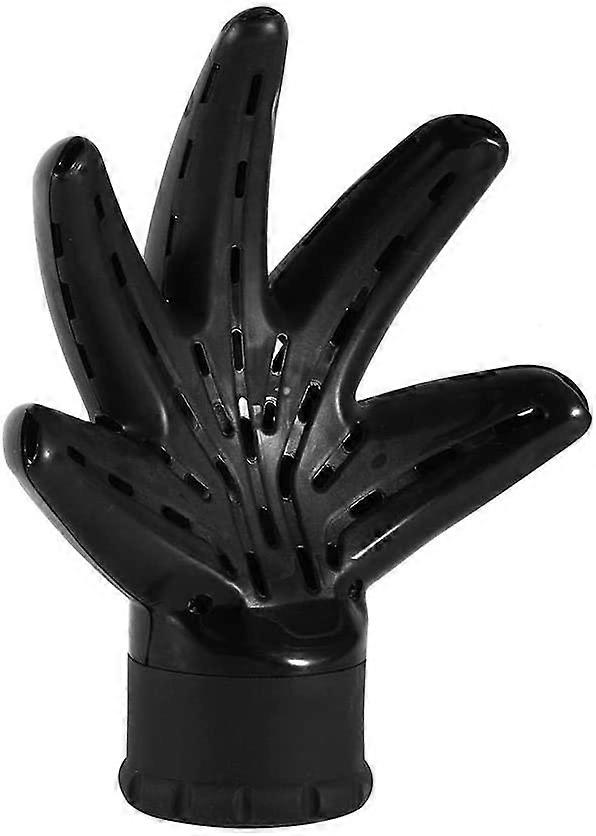 Professional Hairdressing Tool Black Plastic Hand Shape Hair Blow Dryer Diffuser Accessory