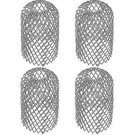 4 Pack Metal Gutter Guards Expandable Filter Screen Leaf Strainer Downspout Guards For Gutters Downspout