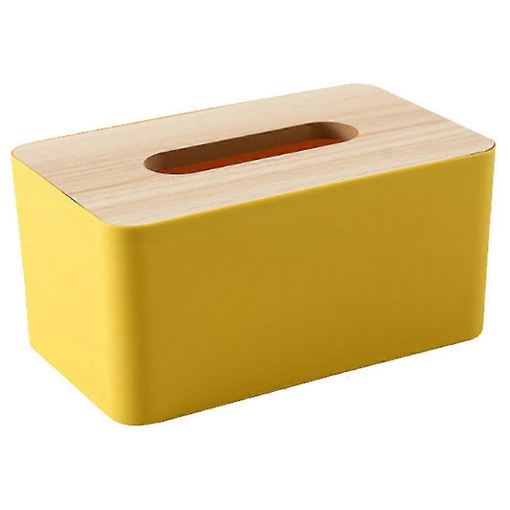 Wooden Rectangular Tissue Box Holder