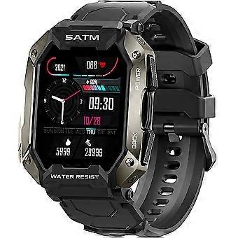 JUEGE* Smart Watch For Men, Smartwatch Compatible With Androids IPhone, 5ATM Waterproof Fitness Watch With 24 Sports Modes Message Notification Heart 