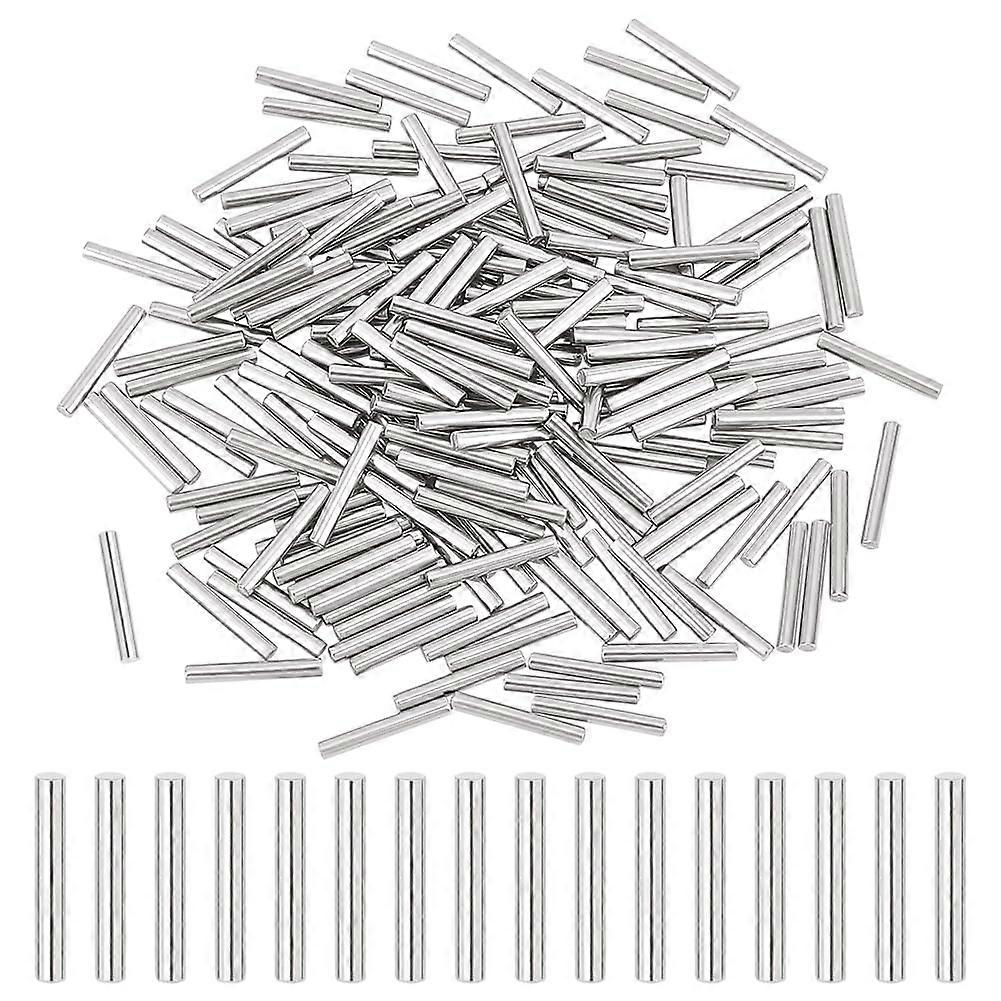 200 Pcs M2 304 Stainless Steel Dowel Pins 14x2mm Dowel Pin Shelf Support Peg Pin Shelf Pegs Pin Rod Fastener Elements DIY