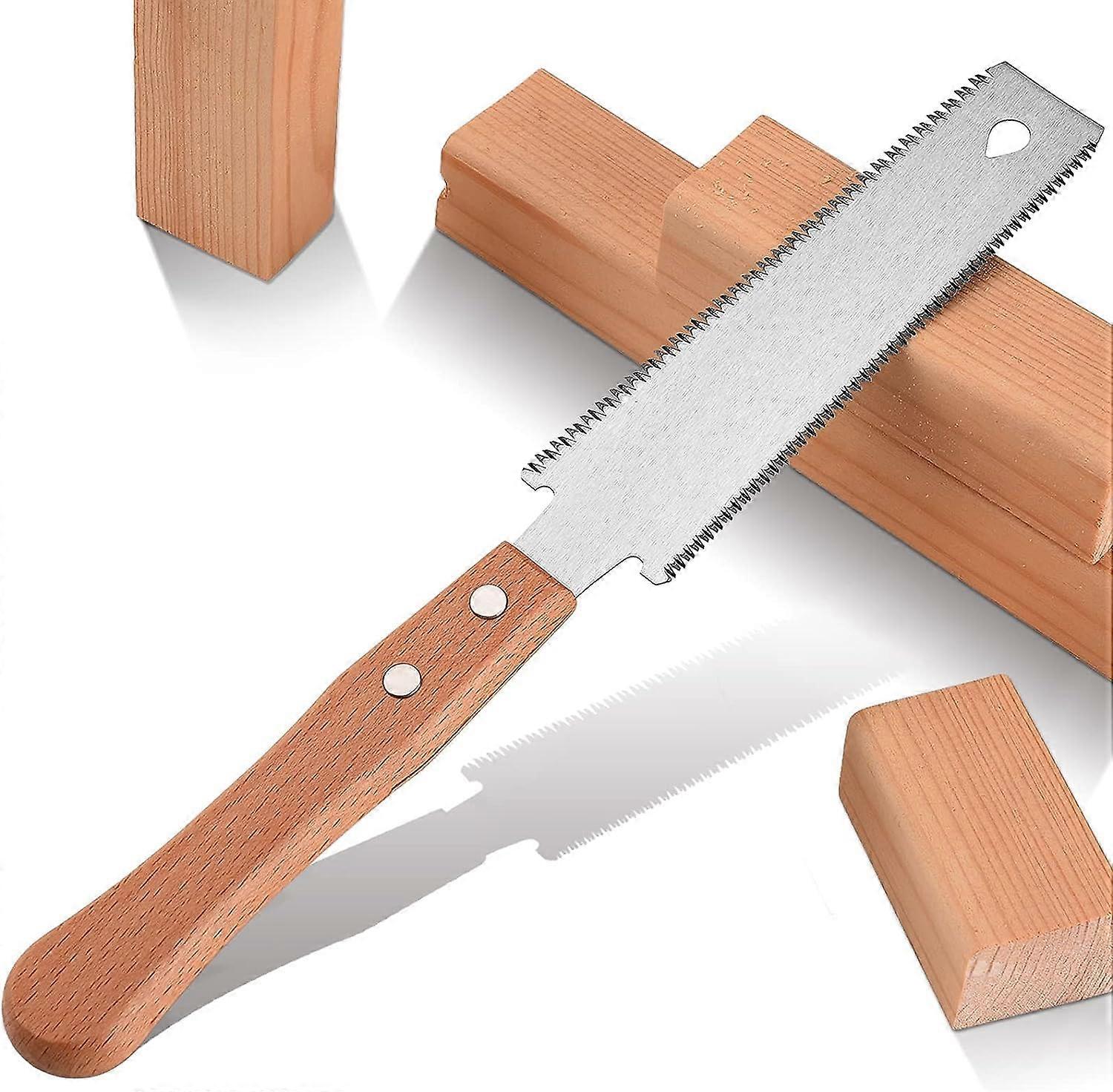 Japanese saw, Small wood saw, 15.2 cm flexible blade double edge manual, hobbies, DIY, Japanese carpenter saw sharp and light