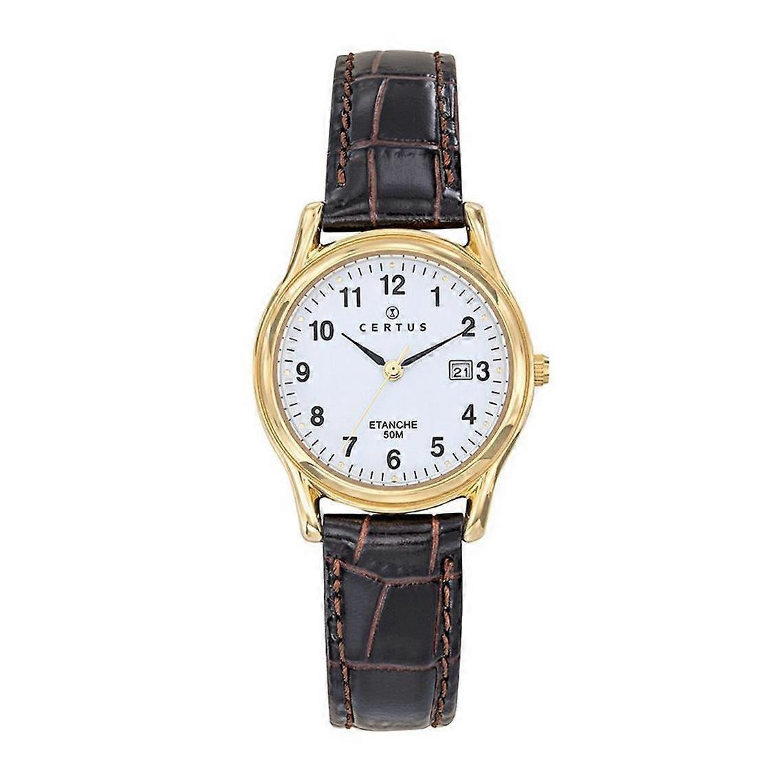 Certus - 646330 Women's Watch Brown Leather Strap