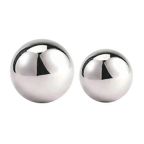 1/2Pcs Rolling Dough Ball Easy Grip Circular Rolling Ball Stainless Steel Dough Rolling Tool