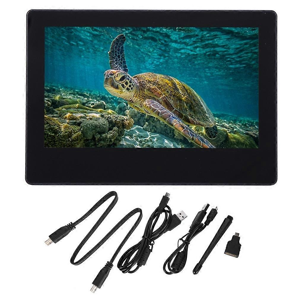 7-Inch Monitor HDMI Display LCD Screen IPS Full View Angle 1024 x 600 with Shell for Raspberry Pi