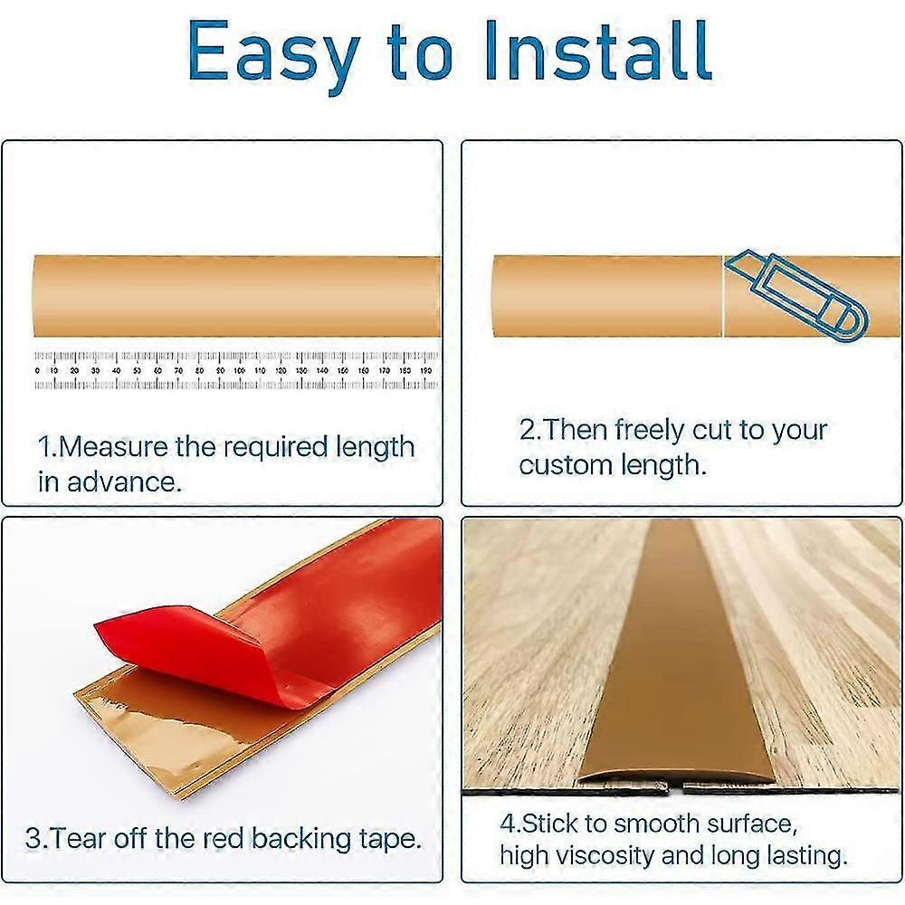 Floor Transition Strip Peel And Stick Floor Cover Strip Seam Binder ...