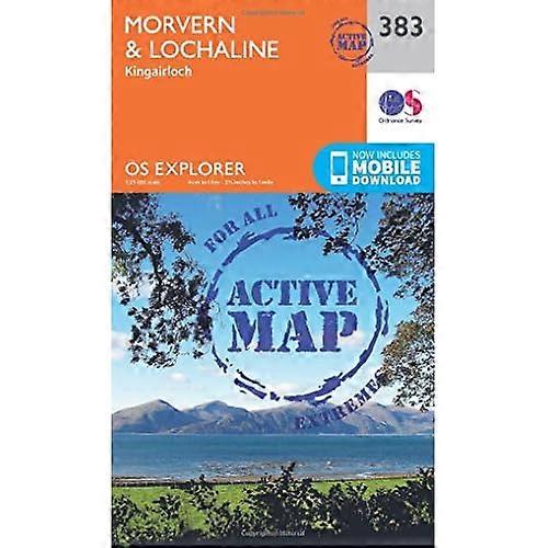 OS Explorer Map Active (383) Morvern and Lochaline (OS Explorer Active Map)