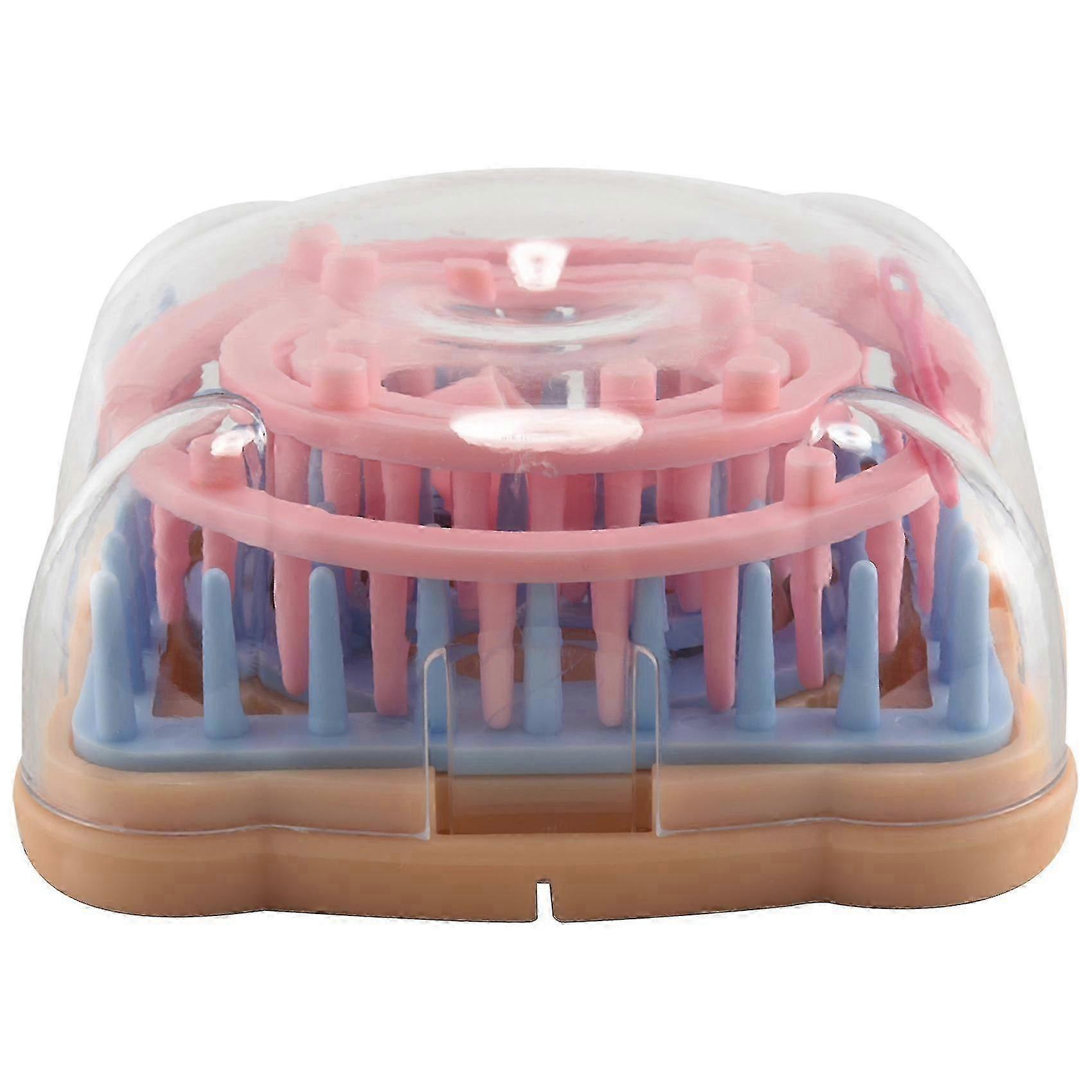 Flower Knitting Machine Kit DIY Flower Machine Loom Tool Set Square Flower Maker with Needle