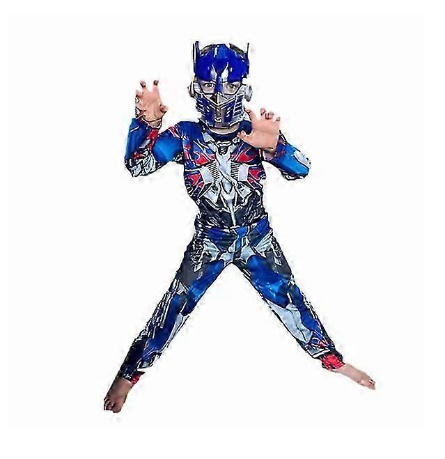 převlek optimus prime kostým sval transformátor kostýmy pro chlapce polstrovaný charakter kombinézy