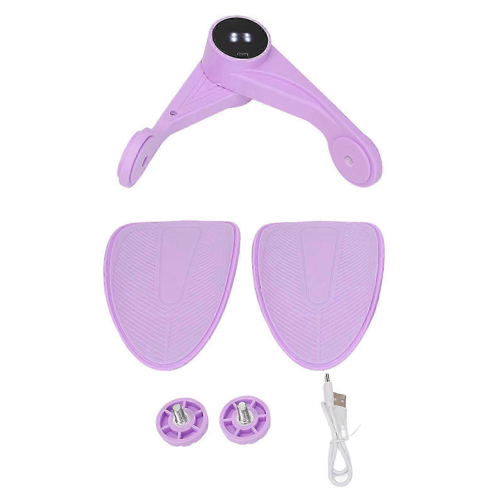Thigh Master Multifunctional Triangular Structure Intelligent Counter Inner Thigh Exercise Equipment Purple