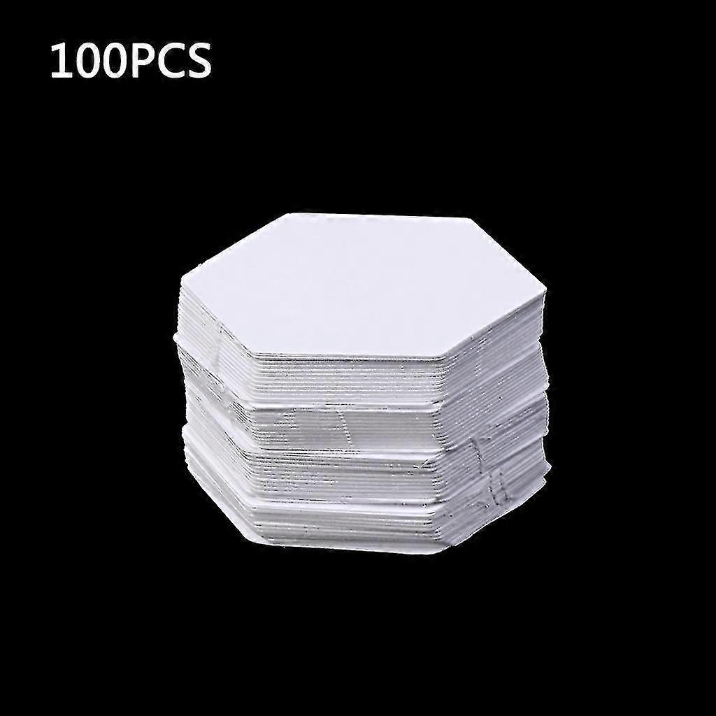 Hexagonmallar 100 st. Patchworkformset tillbehör 16 mm