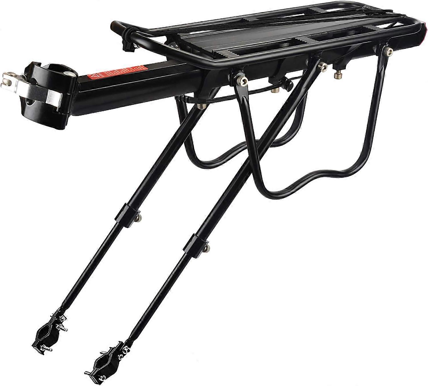 Versatile Bike Carrier: Adjustable Structure Rear Rack with Aluminum Cycling Carrier, Upgrade Loading System for Diverse Riding Needs