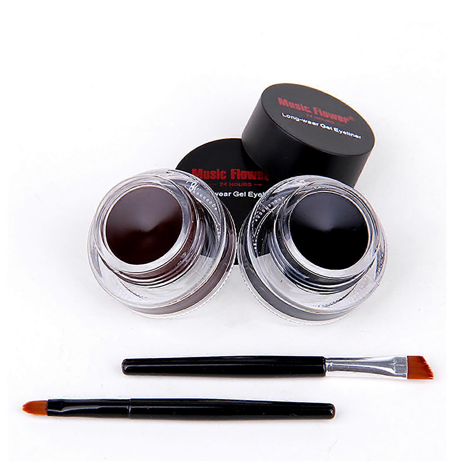 Double-color Eyebrow Cream And Eyeliner Double-effect In No Makeup No Smudging Sunshine454