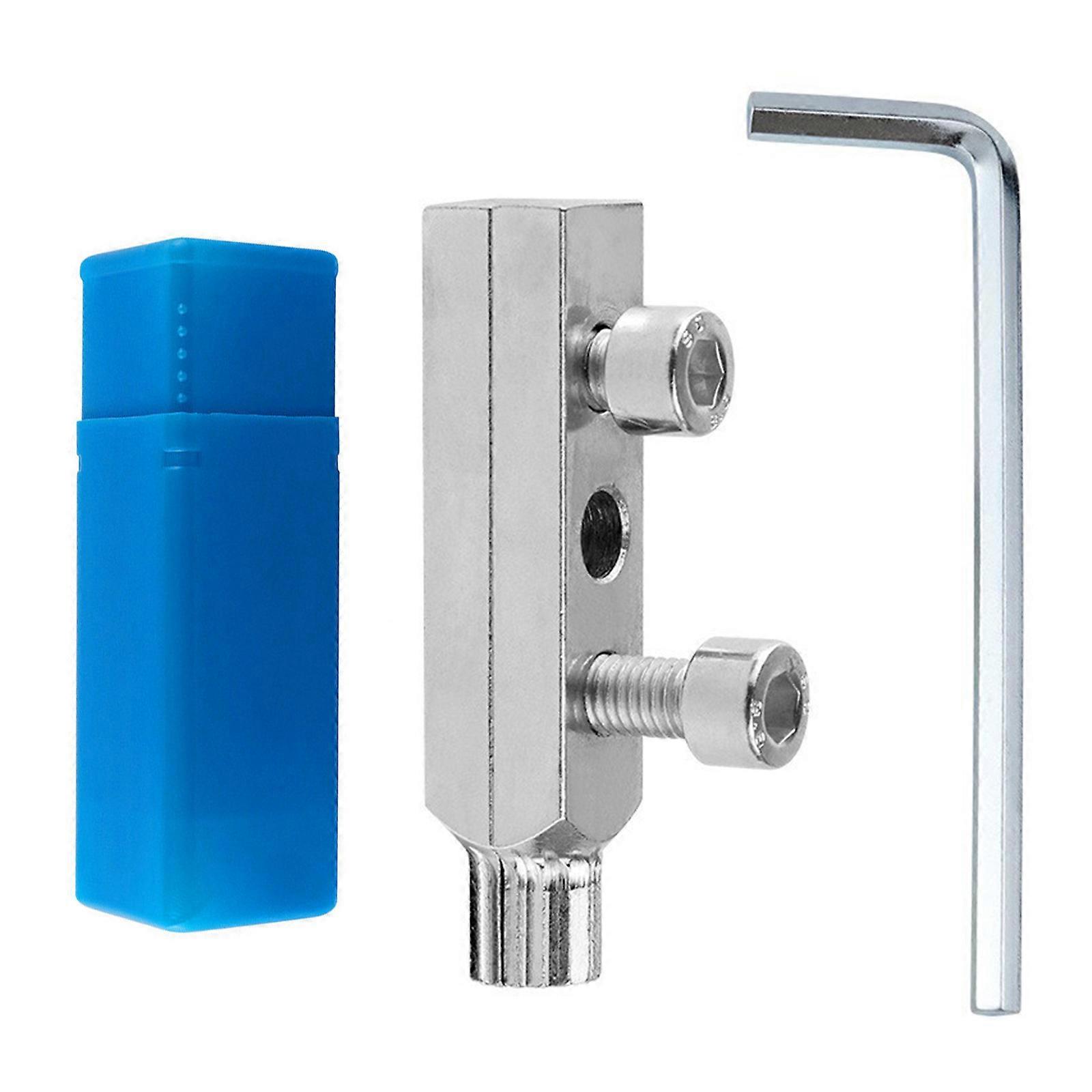 Steel Broken Pipe Stripping Screw Extractor Set Faucet Angle Valves Broken Wire Extractor Tool for Home and Professional Short Wrench 85mm