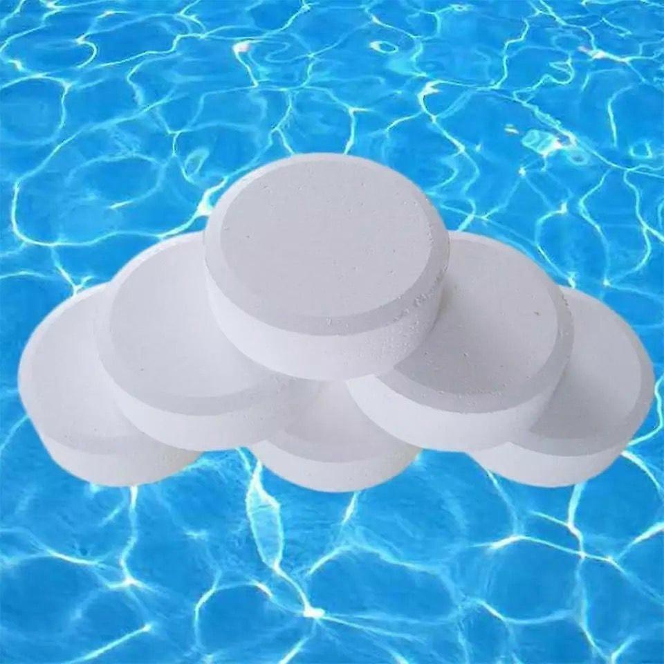 100 Pcs Chlore Comprimés Multifonction Désinfection Instantanée Pour Piscine Baignoire Spa