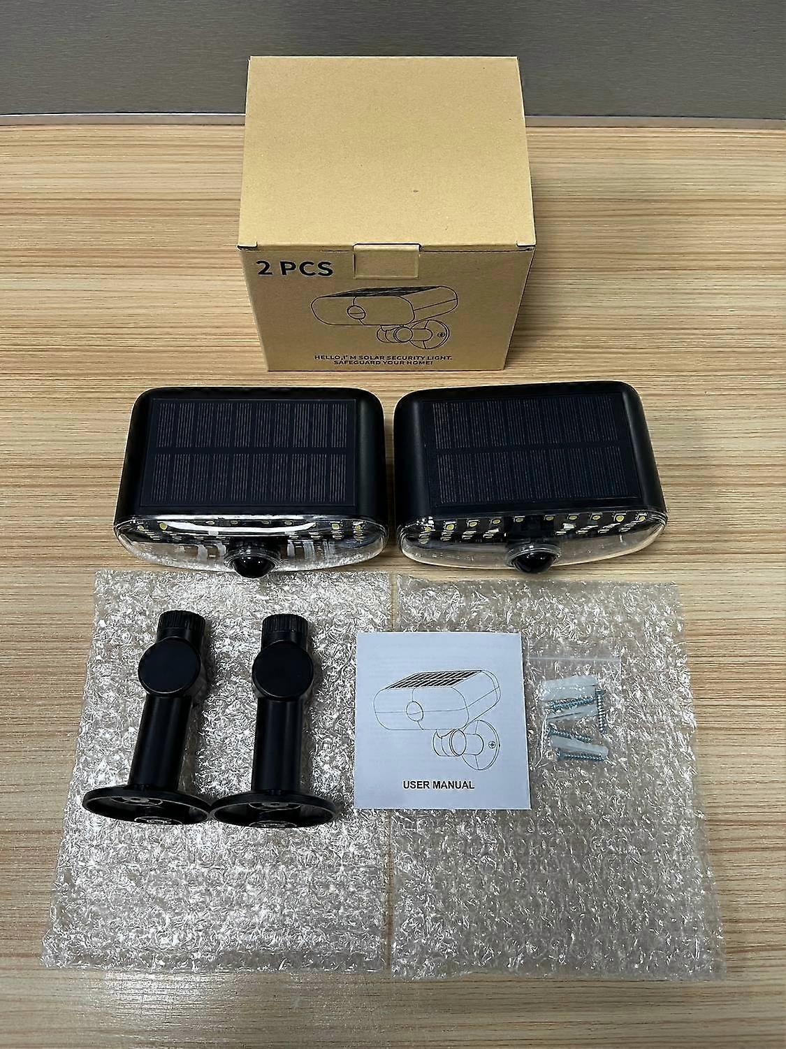 2pcs LED Wireless Body Sensor Wall Light Outdoor Lighting Multi Beads High Bright Sensor Wall Light