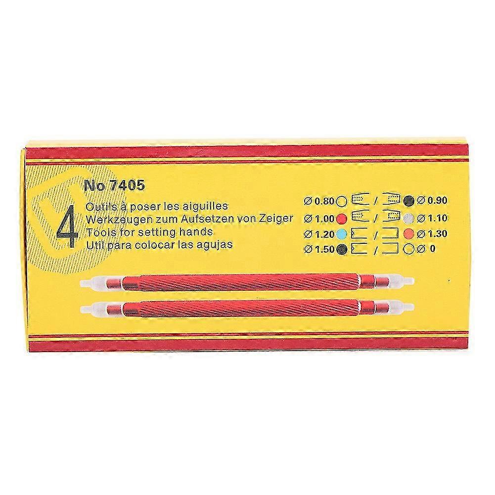 4pcs ראש כפול נגד החלקה ידית שעון לחיצות יד שעון תיקון אביזר