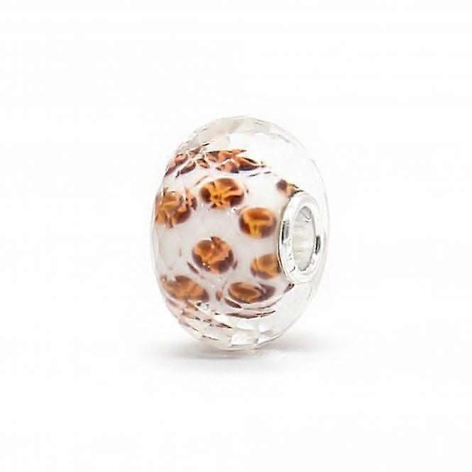 Leopard Spots White Bead TZZUK-00345