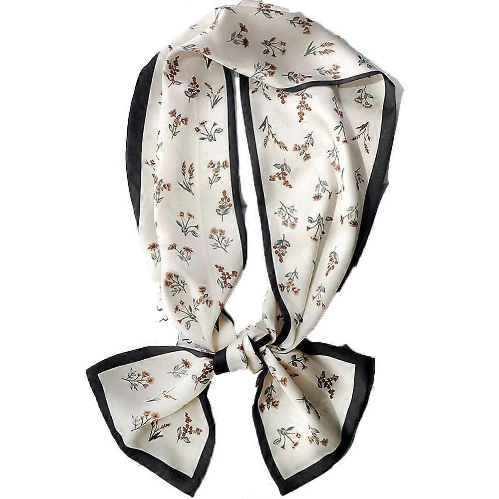 Breathable Digital Print Scarf, Lightweight Square Scarf