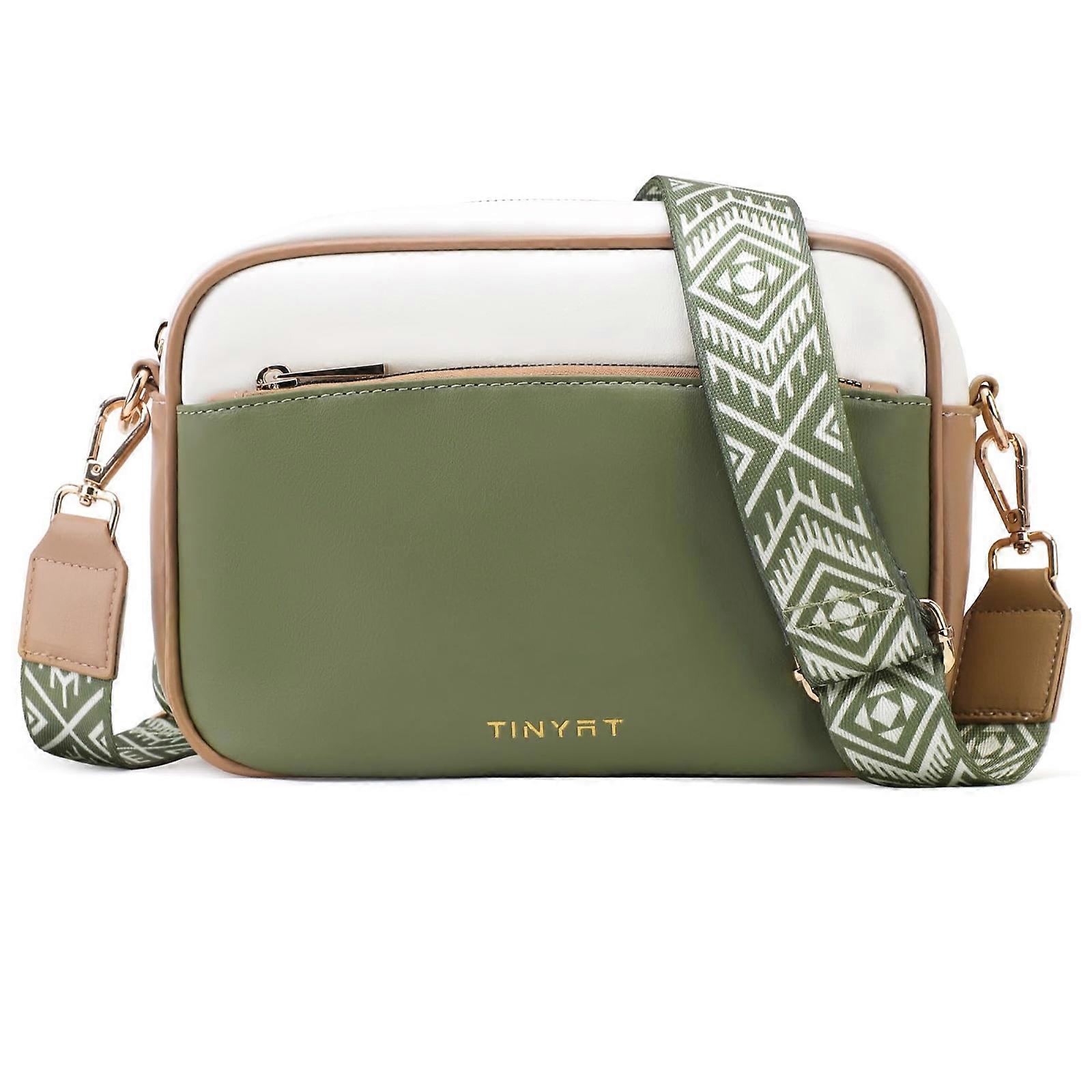 Borsa a tracolla in pelle PU di moda per le donne con tracolla per chitarra unica Casual Satchel Borsa a tracolla alla moda verde