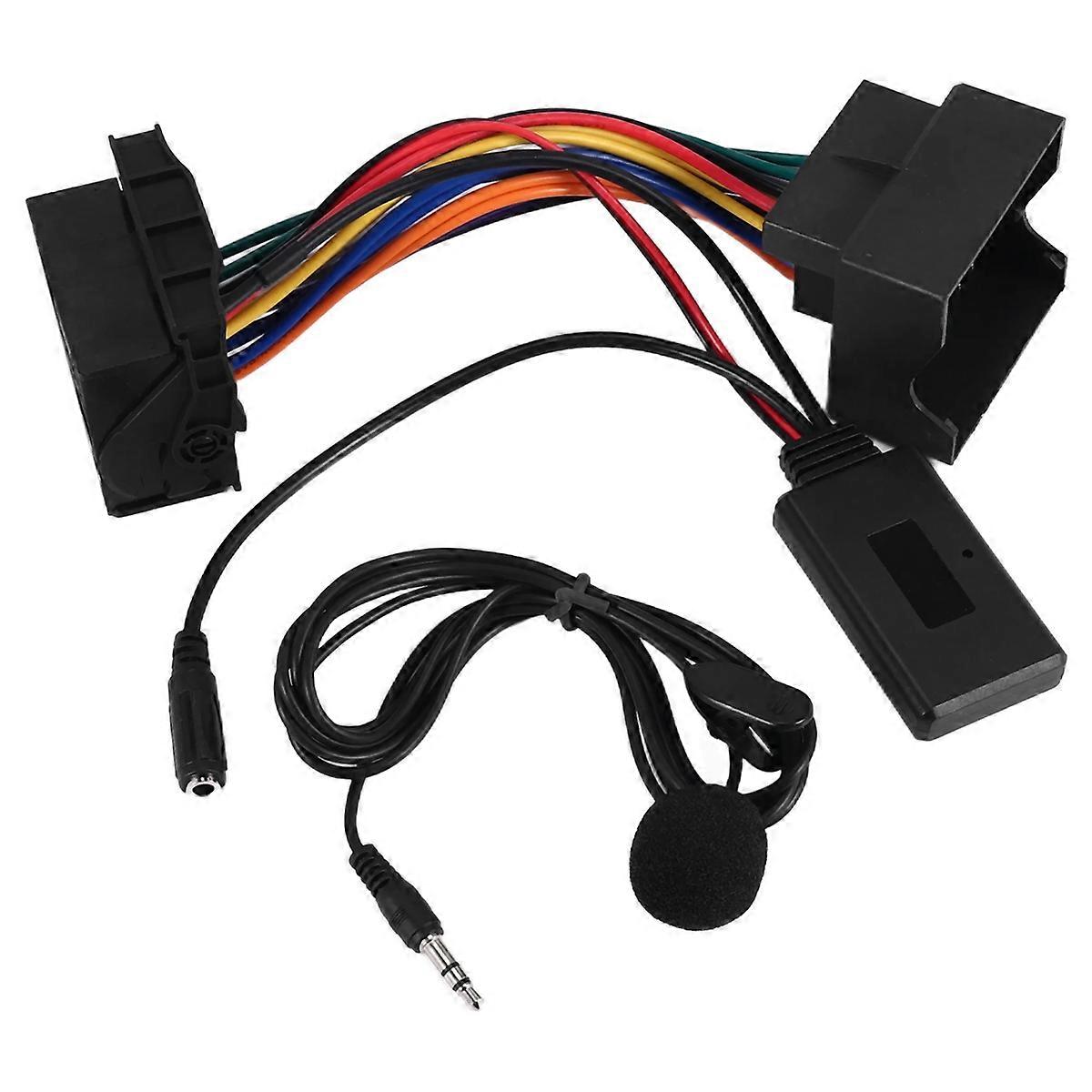 Bluetooth 5.0 Aux Cable Microphone Adapter for Ford Mondeo 6000 CD