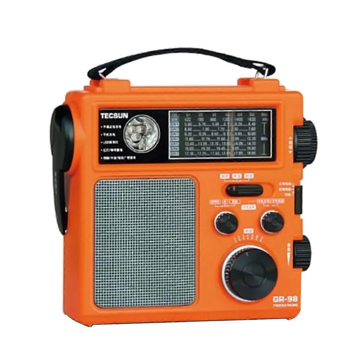 -98 Radio FM Medium Wave Shortwave Pointer Hand Crank Power Generation Home Emergency Radio