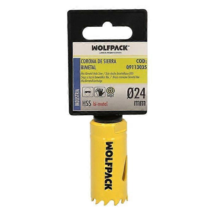 Trepansäge - Wolfpack Lochsäge - 9113035 - Bimetall Sägekrone Target 24 mm