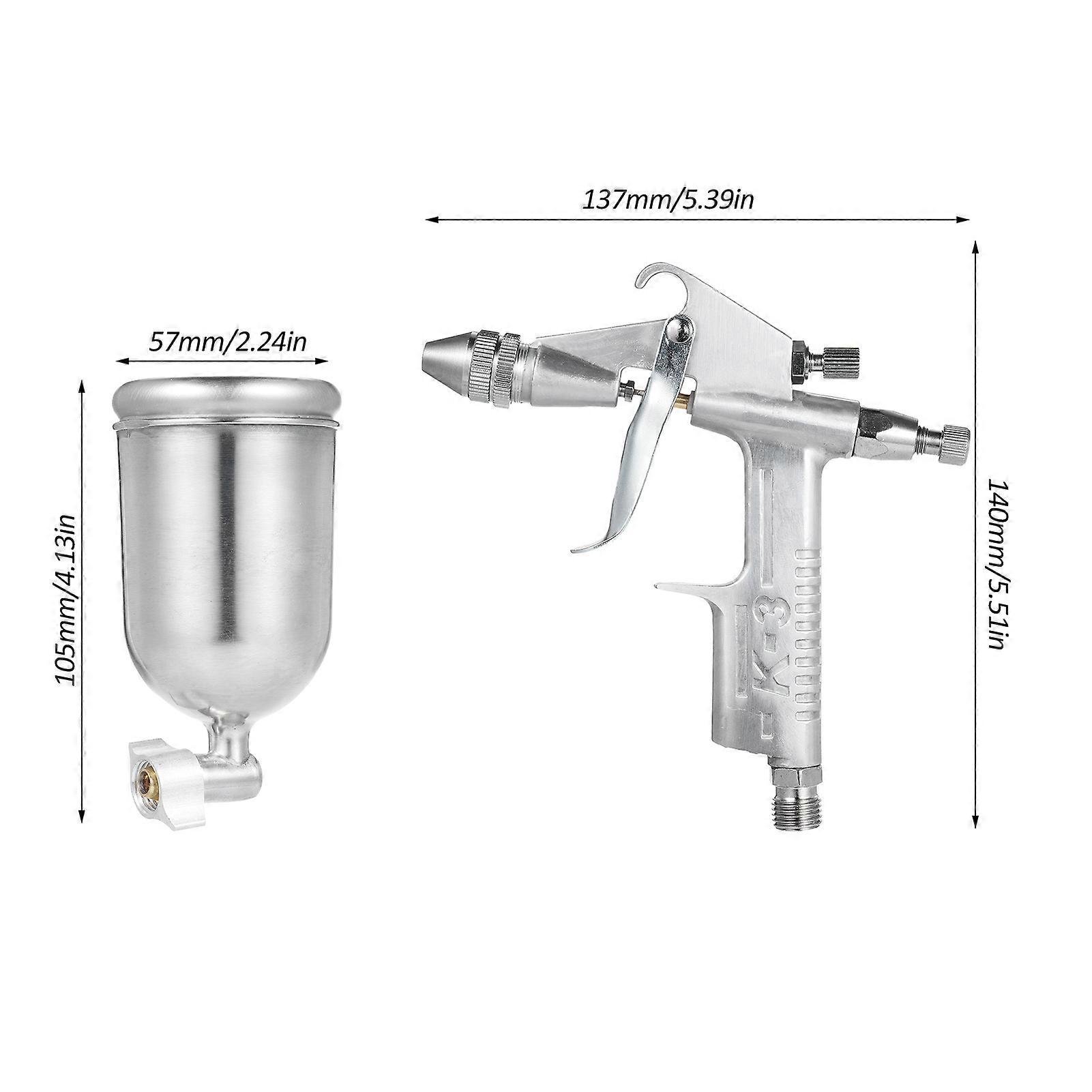 High Volume Low Pressure Mini Spray Machine Air Paint Sprayer with 0.5mm Nozzle 150cc Capacity Cup Gravity Feed Spray Paint Machine for House