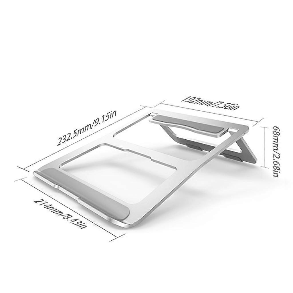Foldable Laptop Stand Holder Aluminium Adjustable PC Computer Notebook Stand